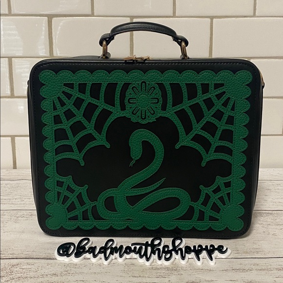 Backstitch Bruja Handbags - *Backstitch Bruja Snake Papel Picado Bag Purse - Harry Potter Slytherin Hogwarts